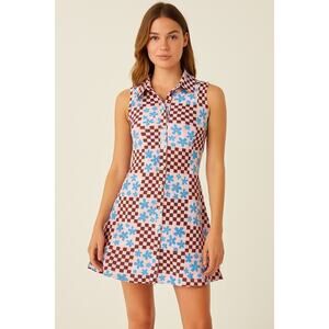 L.A. Hearts Retro Y2K Button Down Tank Dress Size XS